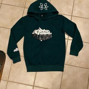 NFINITY Dark Green Fleece Hoodie